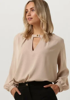 ACCESS blouses blouse with front v opening>DAMES Blouses