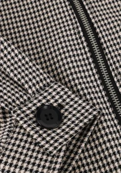 beige alix the label jack ladies woven cropped boucle jacket