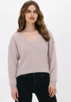 AMERICAN DREAMS trui silja v neck knit>DAMES Truien & Vesten