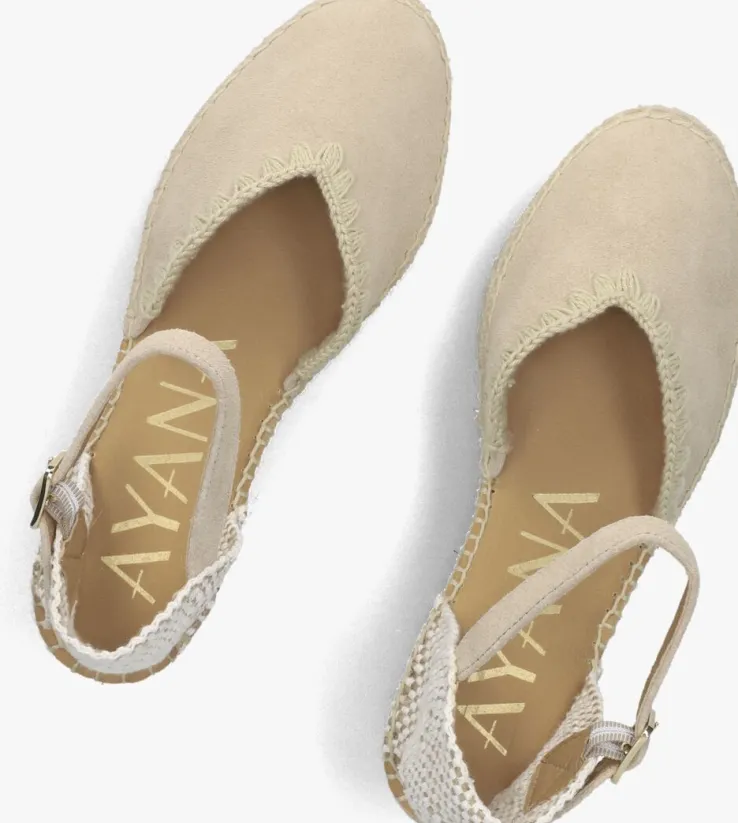beige ayana espadrilles omo25yu814
