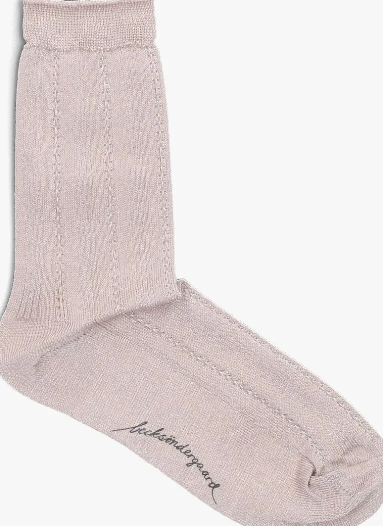 BECKSONDERGAARD sokken glitter drake sock>DAMES Beenmode