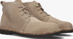 beige birkenstock veterboots uppsala mid