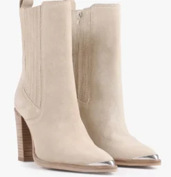 beige bronx enkellaarsjes new-americana 34322