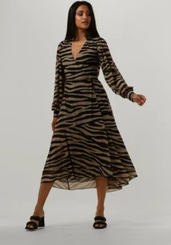 beige bruuns bazaar midi jurk phlox nora dress