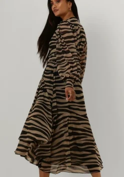 beige bruuns bazaar midi jurk phlox nora dress