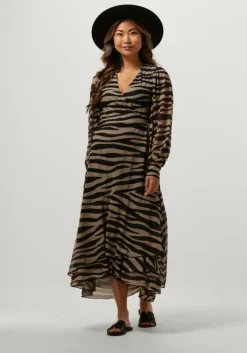 beige bruuns bazaar midi jurk phlox nora dress