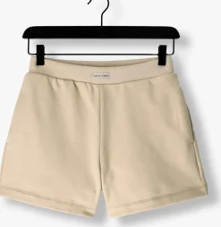 beige calvin klein broeken placed institutional short