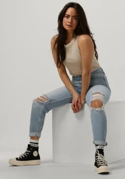 beige calvin klein top rab rib tank top