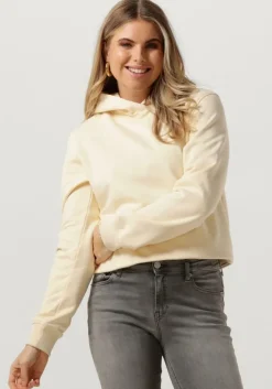 beige calvin klein trui ck embro badge regular hoodie