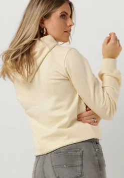 beige calvin klein trui ck embro badge regular hoodie