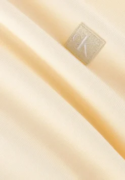 beige calvin klein trui ck embro badge regular hoodie