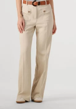 beige caroline biss wijde broek 1559