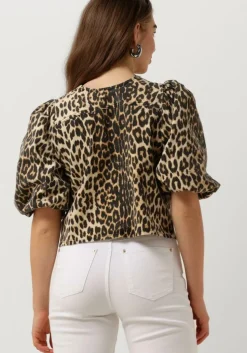 beige co'couture top leocc bow blouse