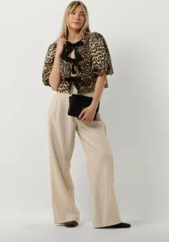 beige co'couture top leocc bow blouse