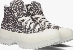 beige converse hoge sneakers chuck taylor all star lugged 2.0 hi