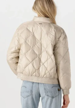 beige deblon sports gewatteerde jas scarlet