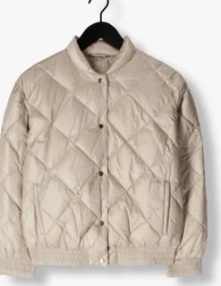 beige deblon sports gewatteerde jas scarlet