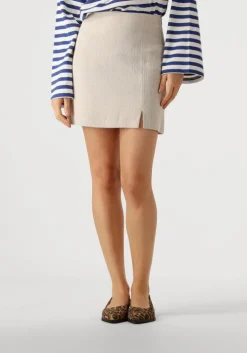 beige edited minirok ellinor skirt