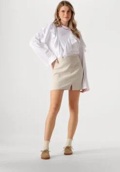 beige edited minirok ellinor skirt