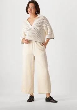 beige edited pantalon nona culotte