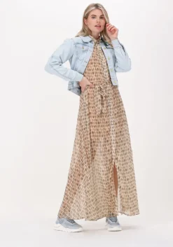 beige est'seven maxi jurk est’maxi dress