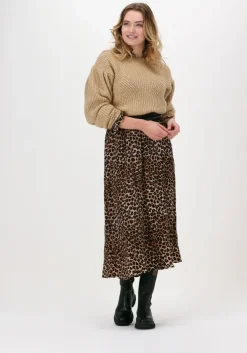 beige est'seven trui est'vetements knitted sweater