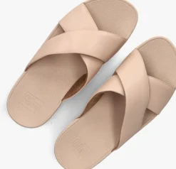 beige fitflop slippers k04
