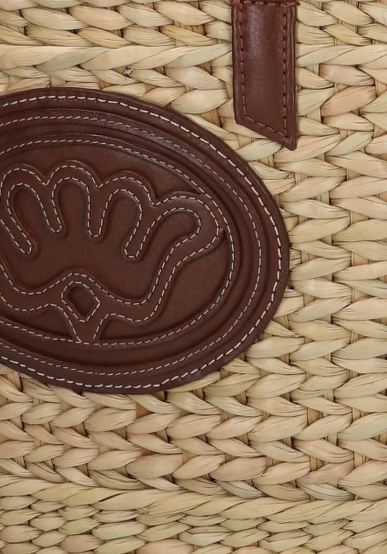 FRED DE LA BRETONIERE shopper pippa summerbag sea grass>DAMES Shoppers