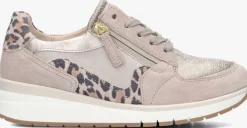 beige gabor lage sneakers 307