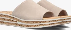 beige gabor slippers 559