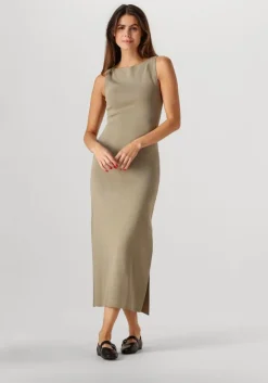 beige gestuz maxi jurk gzbriana dress