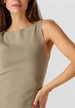 beige gestuz maxi jurk gzbriana dress