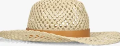 beige guess hoed fedora hat