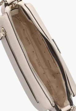 beige guess schoudertas fedora shoulder bag
