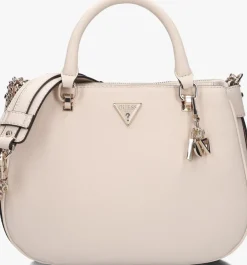 beige guess schoudertas fedora shoulder satchel