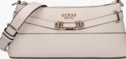 beige guess schoudertas silvye shoulder bag