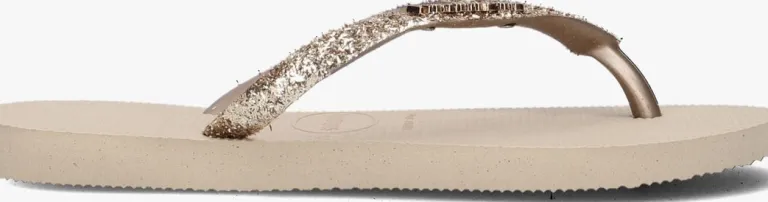 HAVAIANAS teenslippers kids slim glitter ii>DAMES Slippers|Slippers