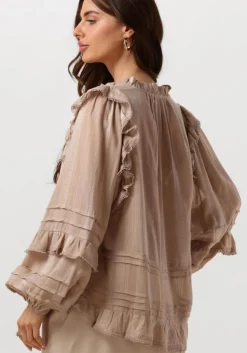 beige ibana blouses tarlotte