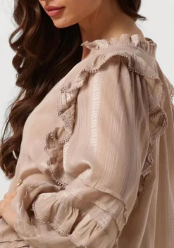 beige ibana blouses tarlotte