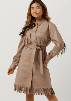 beige ibana mini jurk dexter