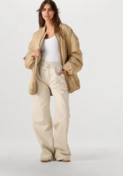 beige ibana wijde broek pippa
