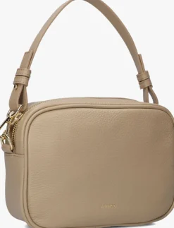 beige janice schoudertas bruce