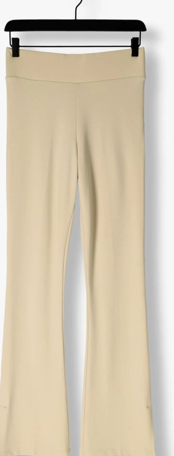 beige jansen amsterdam flared broek hv407 flaired legging