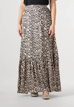 JANSEN AMSTERDAM maxirok rina rok wa 689 long ruffle at bottom>DAMES Rokken