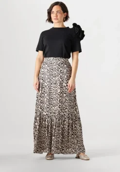 JANSEN AMSTERDAM maxirok rina rok wa 689 long ruffle at bottom>DAMES Rokken