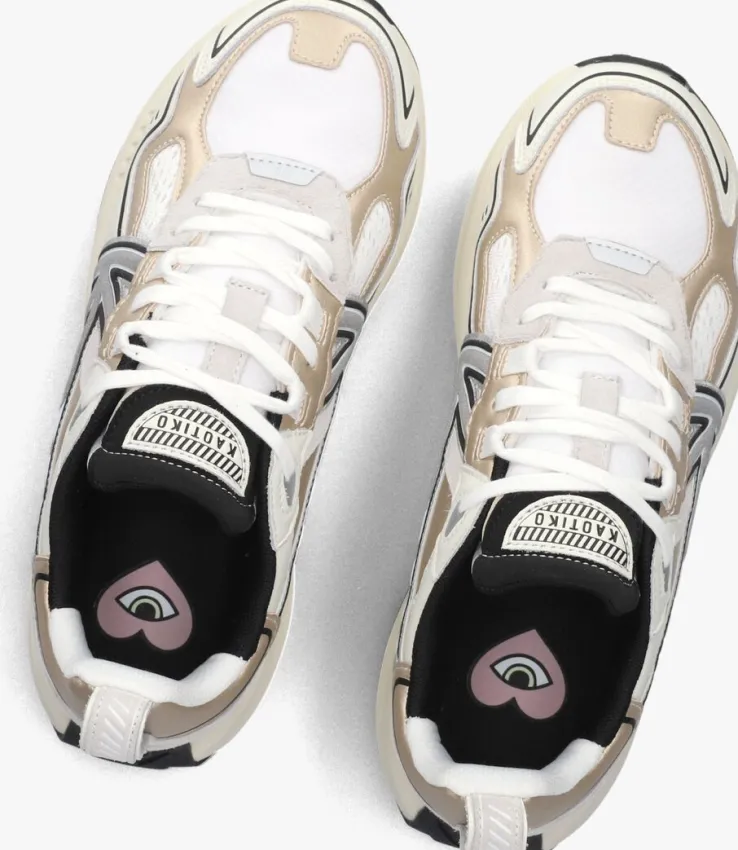 beige kaotiko lage sneakers detroit