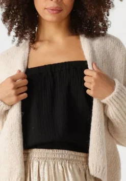 beige knit-ted vest becky