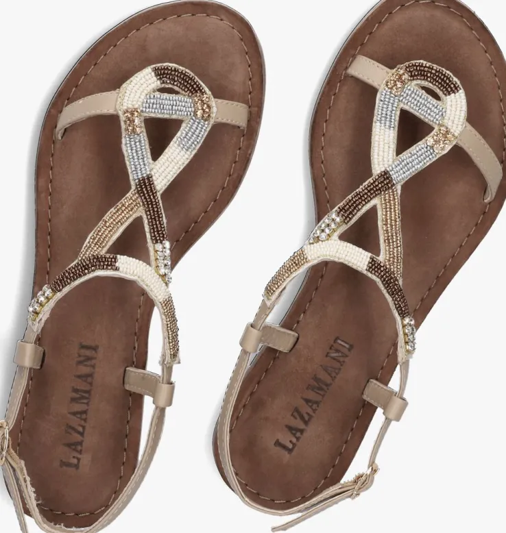beige lazamani sandalen 75.471