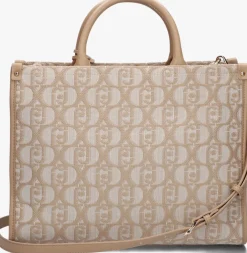 beige liu jo handtas ridhi shopping