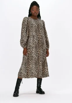 beige lollys laundry maxi jurk lucas dress